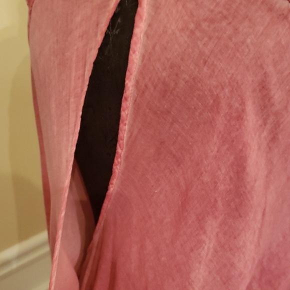 Free People Heather Red Top EUC size Medium - Picture 3 of 8